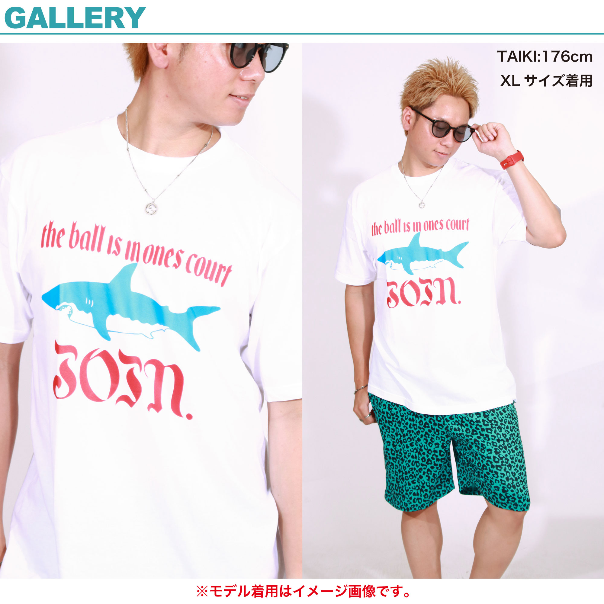 フィットネスウェア 【JOIN.】 ジョイン 【2色×3サイズ】 SHARK Tシャツ レディー...
