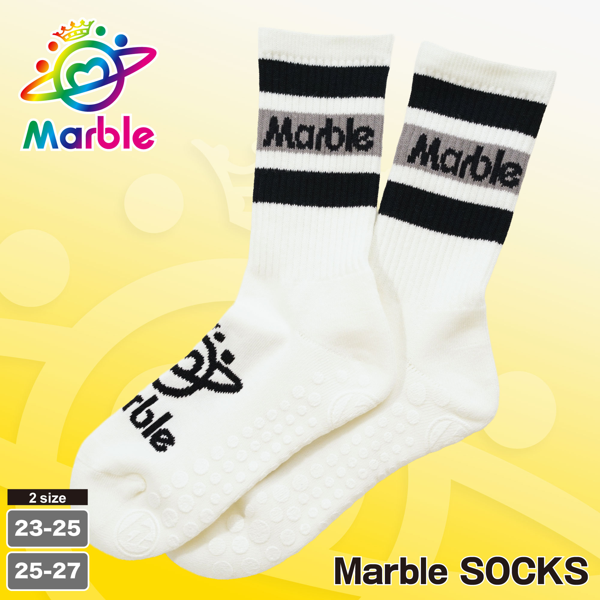 樂天商城 - 【6/15発売!】フィットネスウェア 【Marble】 マーブル 【2サイズ】 Marble SOCKS レディース メンズ ユニセックス靴下 ソックス ジム フィットネス ダンス スポーツ トレーニング ピラティス ヨガにおすすめ