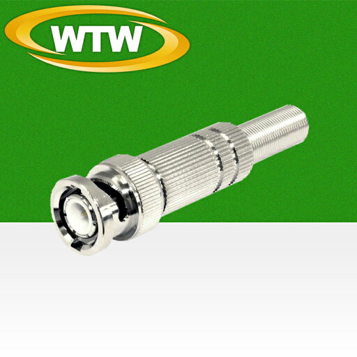 【WTW-BNCP-3C】 防犯 監視カメラ用 3Cケーブル用コネクター(WTW-BNCP-3C) 【WTW-BNCP-3C】 防犯 監視カメラ用 3Cケーブル用コネクター(WTW-BNCP-3C)