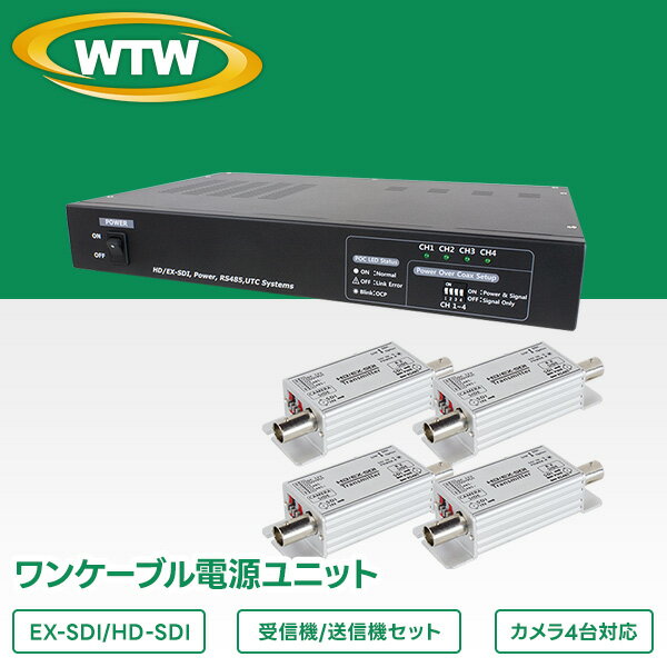 EX-SDI/HD-SDI�ѥ�󥱡��֥��Ÿ���˥å� ������ / ��������4ch���å� WTW-SCP1004DH