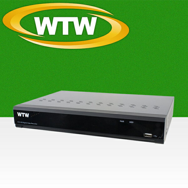 WTW 塚本無線 800万画素AHDシリーズ 4chデジタルビデオレコーダー(DVR) WTW-DA335E