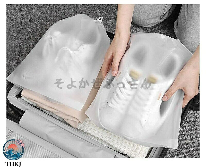 悟空楽天市場店の【全品5%ポイント】収納袋 シューズケース 防塵 黄ばみ乾燥防止 透湿防水 持ち運び便利 家庭靴収納ポーチ｜アングル2