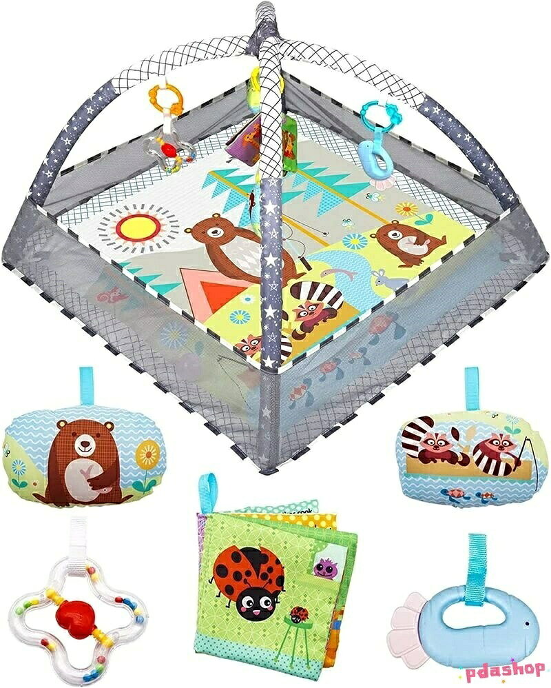 【全品5%ポイント】ベビージム プレイジム 知育玩具 3in1 多機能 ベビーおもちゃ ベビーサークル プレイマット ベビートイ 女の子 男の子 子ども 子供