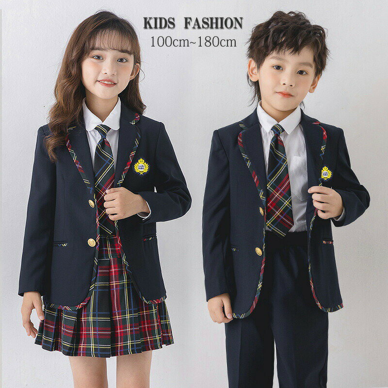 樂天商城 - フォーマル スーツ 男の子 女の子 卒業式 入学式 子供 キッズ 制服 上下セット 学生服 セーラー服 ワンピース フォーマルスカート ブラウス 卒園式 お受験 七五三 子供服