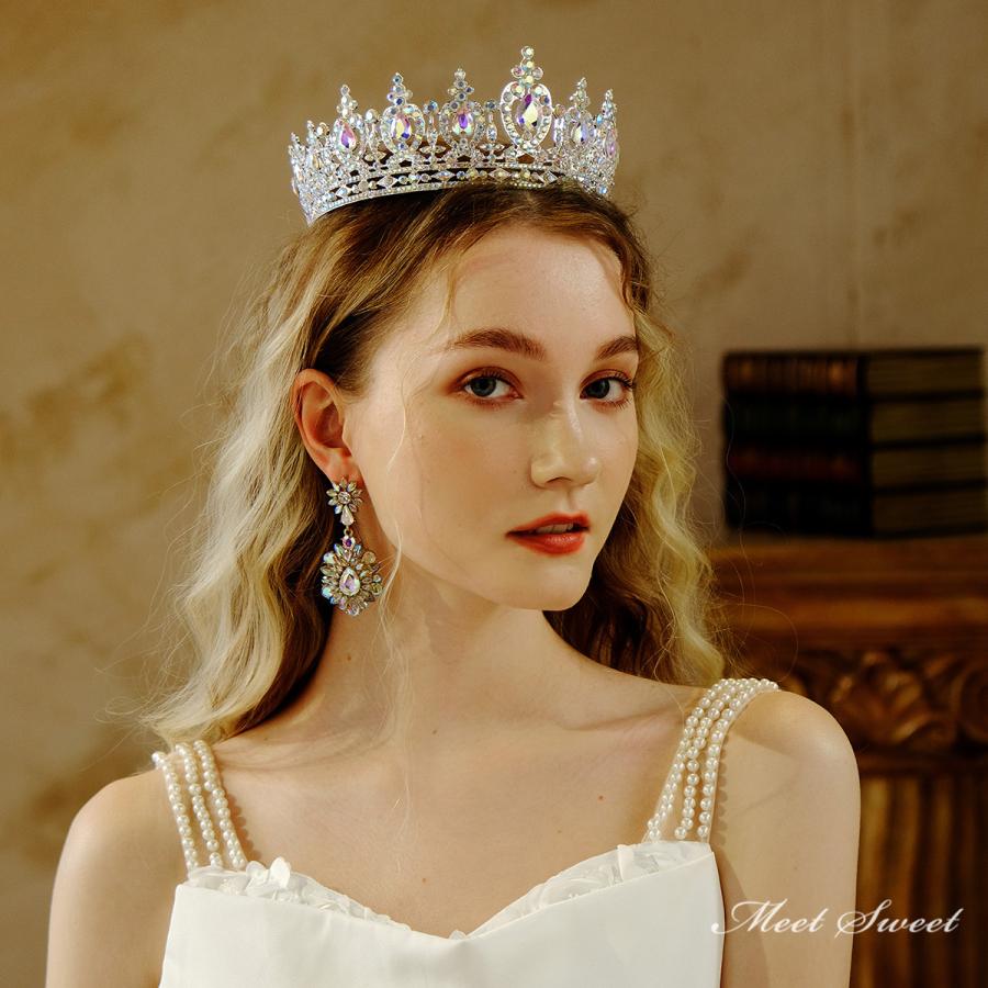 ウェディングヘッドドレス ティアラ クラウンティアラ 王冠 ロイヤル イベント 結婚式 前撮り 二次会 発表会 演奏会 誕生日 披露宴 パーティー ブライダル 記念日