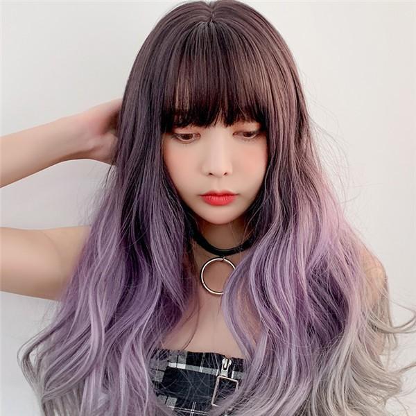 樂天商城 - ウィッグ フル ロング 自然 つけ毛 エクステ ウイッグ かつら ロング コスプレ カール ロング レイヤー 小顔効果抜群 可愛い 耐熱