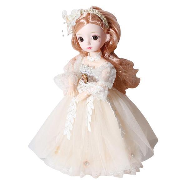 1/6 女の子人形 ファッション DIY おもちゃ リトルドール 子供用 ベージュ