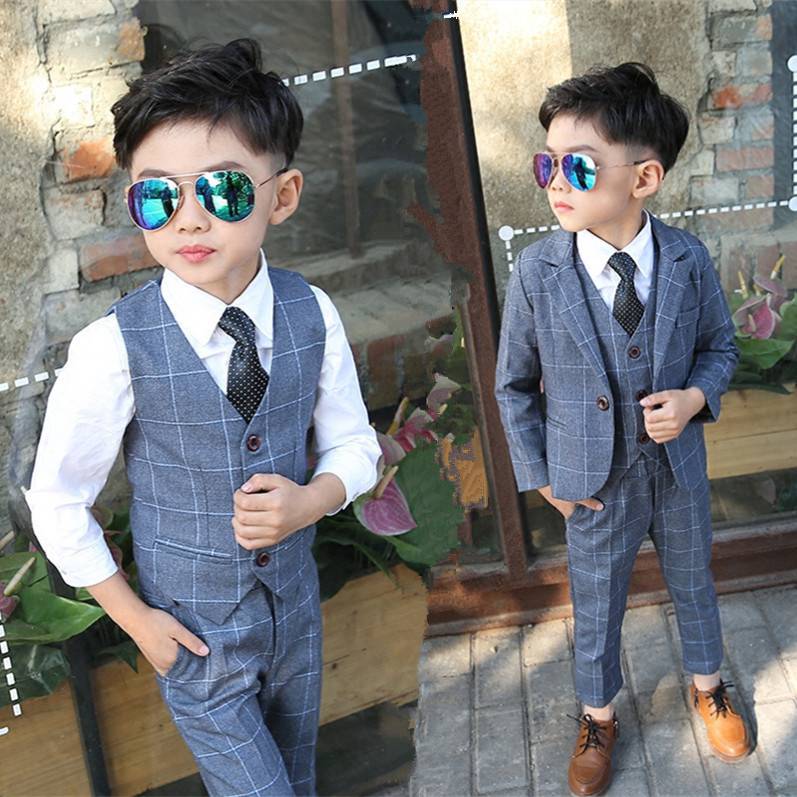 樂天商城 - キッズ スーツ 子供スーツ 7点セット 子供 男の子 フォーマル 秋 男 入学 式 セットアップ 子供服 紳士服 長袖 ジュアル 人気 こど 入学式 礼服
