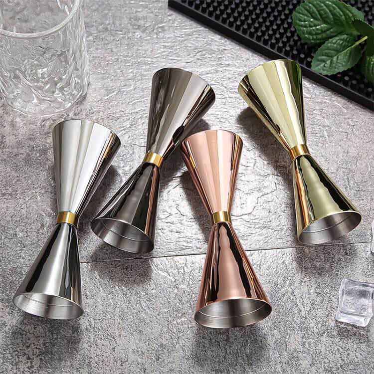 カクテル メジャーカップ ジガーカップ 30 45ml 60 90ml 計量カップ ステンレス計量カップ 45 60ml ジガー カクテルメジャーカップ バーテンダー オン 304ステンレス バー用品 3