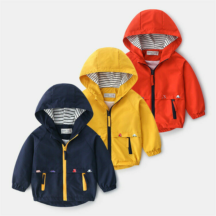 Other - パーカー 男の子 子供用 長袖 キッズ ジャケット トップス アウター 裏メッシュ 軽量 マウンテンパーカー ウインドブレーカー おしゃれ 林間学校服 写真撮影 コート こども服
