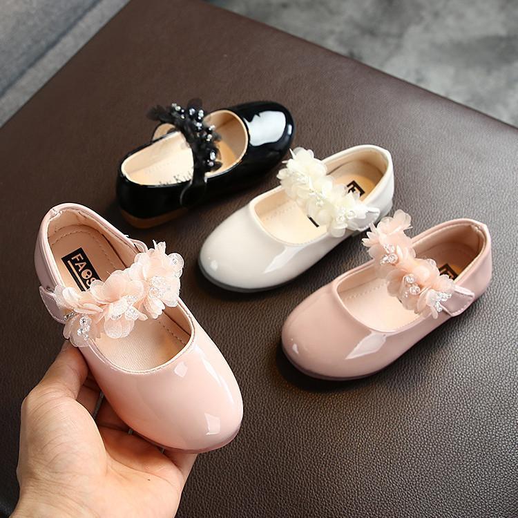 Formal Shoes - キッズ ジュニア フォーマル靴 子供 フォーマルシューズ 女の子 ダンスシューズ ローヒール パンプス 発表会 結婚式 卒業式 七五三 卒園式 入学式