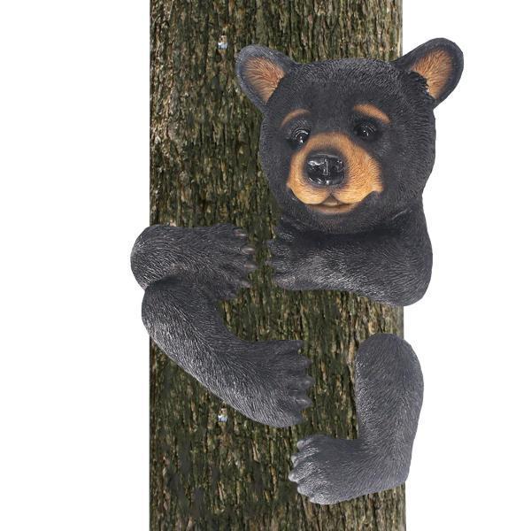 Slide - シミュレーションツキノワグマツリーハガークリエイティブクマの置物家の装飾