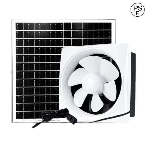 樂天商城 - ソーラーパネルファンキット ソーラー排気ファン 使いやすい 壁掛け式 換気扇 高速冷却 扇風機 太陽光パネル 小屋 鶏小屋用 冷却通気口