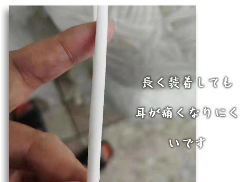【500mセット】3mm*20M*25PACK 手芸材料 手作りマスク ひも ゴムタイプ マスク用ゴム紐 ふんわりやわらかタイプ 痛くない ストレッチ 柔らかい