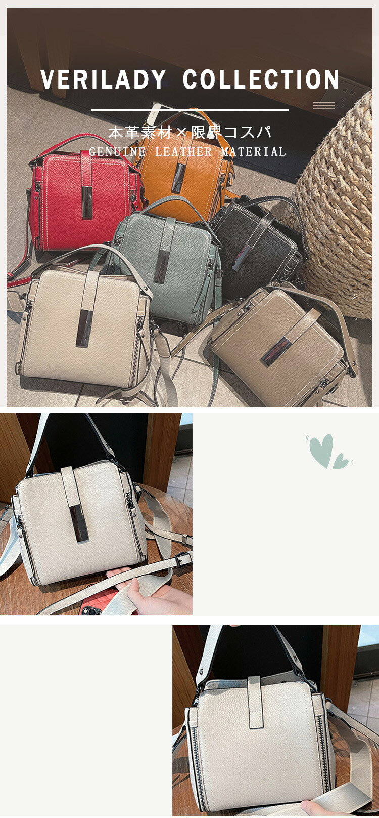 【20時～・クーポンで半額5980円】本革 バッグ レディース ショルダーバッグ 大人 ...