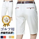 【時間限定：MAX20%OFF】ランキング3位 一部あす楽 ゴルフウェア ショートパンツ メンズ 大きいサイズ 28~38 ストレッチ 伸縮 速乾 吸水 通気 軽量 半ズボン 5分丈 ゴルフパン スポーツパン テニスパンツ スポーツ用 ビジネス対応 ハーフパン 短パン ポケット付き 無地 1