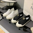 スニーカー レディース シューズ スリッポン X シンプル 女の子 カジュアル ローカット キャンバス 日常着用 美脚 通気性 軽量 黒 白