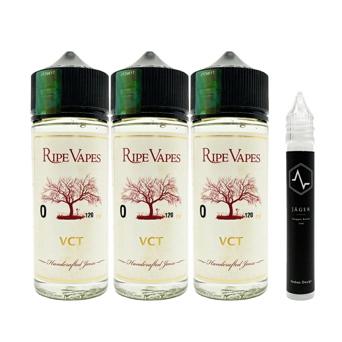 RIPE VAPES VCT 【お得な3本セット 15mlユニコーン付】 120ml×3Pcs 360ml ライプベイプス ブイシーティー バニラ カスタード タバコ バニカス 禁煙 節煙 電子タバコ リキッド VAPE 大容量 タール ニコチン なし ニコチン ゼロ ノンニコチン 爆煙 ベイプ タバコ 水蒸気