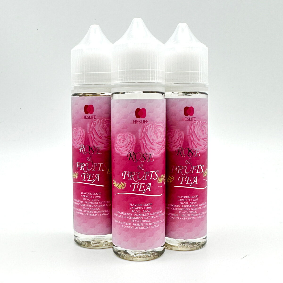 HESLIFE Rose & Fruit Tea 60ml ヘスライフ ローズ フルーツ ティー 薔薇 紅茶 フルーツ 禁煙 節煙 電子タバコ VAPE ニコチンゼロ ノン ニコチン リキッド スターターキット スターター