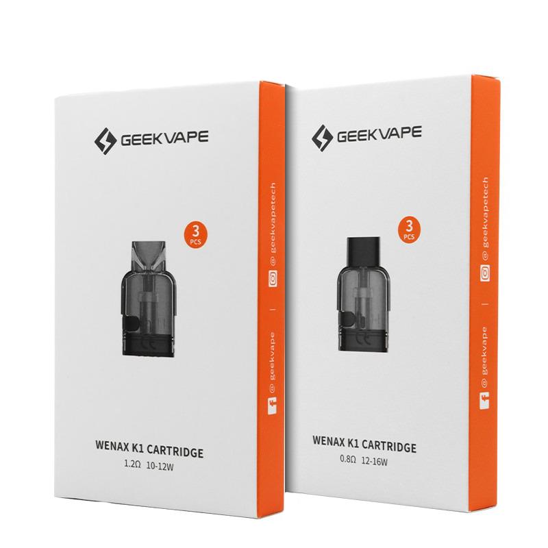 Geekvape Wenax K1 / K2 Podカートリッジ 3個入り ギークベイプ ウィナックス ウェナックス スペア 交換用 ベイプ 電子タバコ