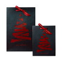 シュウ ウエムラ shu uemura ギフトボックス リボン付き クリスマス限定 クリスマスツリー 紙袋 ブランド紙袋 ショッパー ブランドショッパー ショッ...