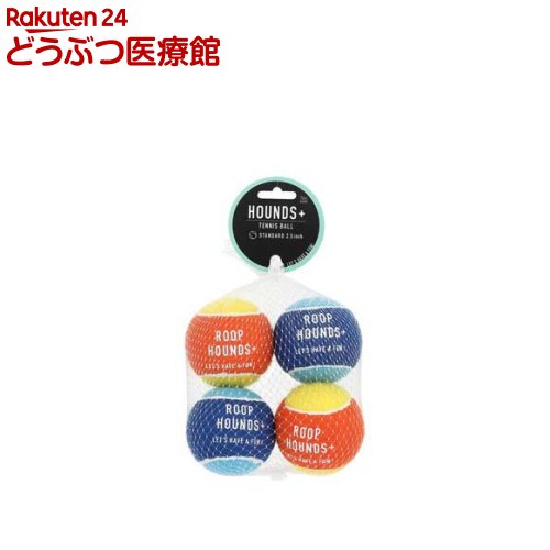 乐天商城 - ループハウンズ+ テニスボール(4個セット)