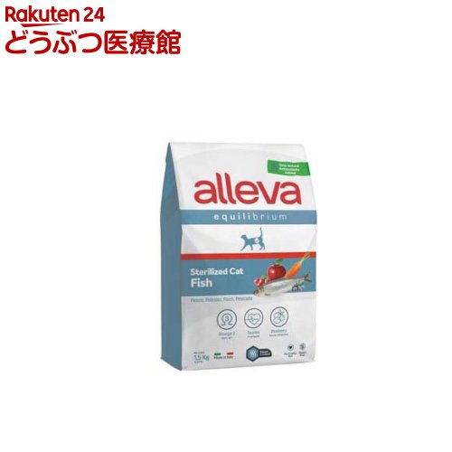 樂天商城 - アレヴァエクイリブリアム 猫用去勢・避妊 フィッシュ(1.5kg)【アレヴァ エクイリブリアム】