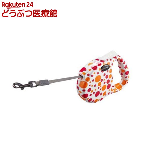 Collars, Harnesses, Leashes - ドッグネス 伸縮リード モダン M ポルカドット(1個)【ドッグネス】