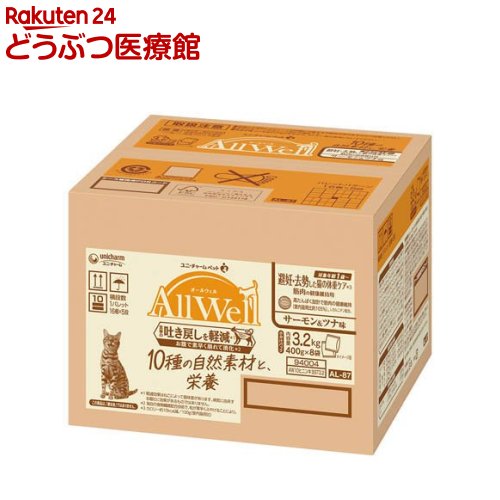 AllWell 10��̎��R�f�� ��D�E���������L�̑̏d�P�A �ؓ��̌��N�ێ��p �T�[����&�c�i�� 3.2kg(400gx8��)