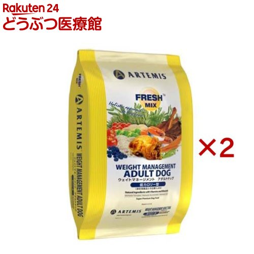 フレッシュミックス ウェイトマネージメント アダルトドッグ(6kg×2セット)【アーテミス フレッシュミックス】