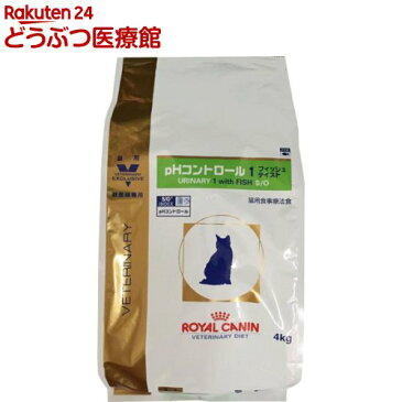 ロイヤルカナン 猫用 pHコントロール1 フィッシュテイスト ドライ(4kg)【ロイヤルカナン(ROYAL CANIN)】