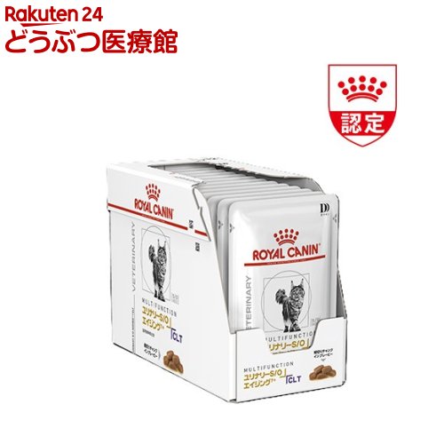 ロイヤルカナン 食事療法食 猫用 ユリナリーS／O + エイジング7+ + CLT パウチ(85g×12個)【ロイヤルカナン療法食 Dラ…