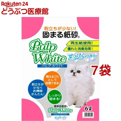 パルプホワイト せっけんの香り(6L*7コセット)【cat_toilet】