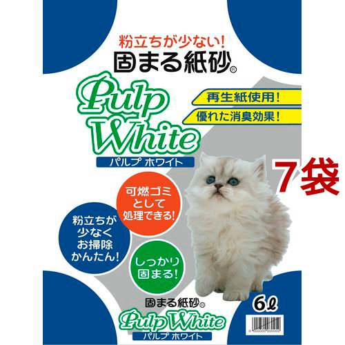 パルプホワイト(6L*7コセット)【cat_toilet】