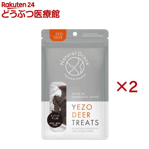 乐天商城 - ナチュラルグレイス エゾシカ 干し肉(30g×2セット)