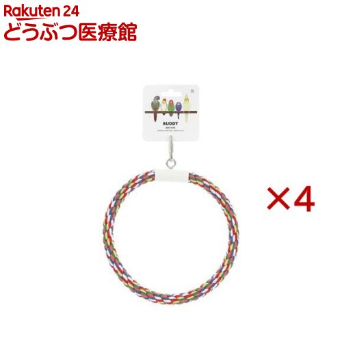 乐天商城 - ループ バディ コットンロープ リング S(4セット)