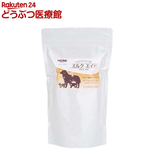 パウダーフード ミルクエイド 犬猫用(450g)【ナチュラルハーベスト】 wwpc-10071679 楽天24 どうぶつ医療館 パッケージ画像
