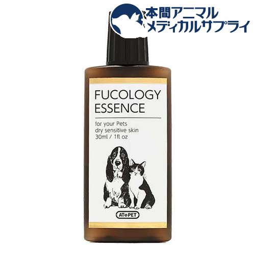 お店TOP＞ケア用品＞皮膚・被毛＞皮膚＞アトペット(AT・PET) 犬 猫 保湿剤 フコロジーエッセンス (30ml)【アトペット(AT・PET) 犬 猫 保湿剤 フコロジーエッセンスの商品詳細】●皮膚バリア保湿美容液(犬・猫)●舐めても保湿が持続！肉球ケア・指間ケアにもオススメ！●フコイダンをたっぷり配合。ステロイド不使用。大切なペットが舐めても保湿持続。【使用方法】・気になる部分の被毛をかき分け適量を肌になじませてください。肉球にもお使いいただけます。※傷口は避けてご使用ください。(低刺激性の成分を使用しておりますが、傷口への塗布は炎症を悪化させる事がございますので、傷は必ず治してからご使用ください。)【成分】水、グリセリン、ペンチレングリコール、クラドシホンノバエカレドニアエ多糖体、クインスシードエキス、ベタイン、ポリグルタミン酸、トレハロース、ポリクオタニウム-51、グルコシルセラミド、α-グルカン、グリチルリチン酸2K、BG、1、2-ヘキサンジオール、エチルヘキシルグリセリン、クエン酸、クエン酸Na【注意事項】・使用後はしっかりとキャップを閉め、乳幼児の手の届かない所に保管してください。・直射日光を避け、冷暗所に保管してください。・本品を使用して異常がみられた場合は使用を中止し、獣医師の診断を受けるようにしてください。(舐めても害はありません)【発売元、製造元、輸入元又は販売元】ラムズ・マークスリニューアルに伴い、パッケージ・内容等予告なく変更する場合がございます。予めご了承ください。(犬 乾燥肌 保湿 保湿剤 指間 肉球ケア 猫 フコイダン 無添加 ローション アトペット)・JAN：4580173980775ラムズ・マークス158-0083 東京都世田谷区奥沢5-35-5-10103-5483-3312広告文責：楽天グループ株式会社電話：050-5306-1825[皮膚・被毛]