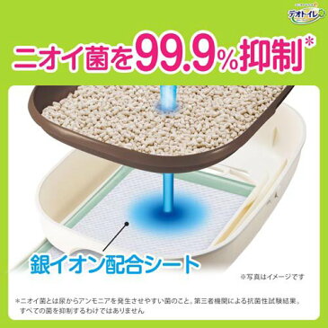 ケース販売 デオトイレ ふんわり香る消臭・抗菌シート ナチュラルガーデンの香り(10枚入*24袋セット)【wd225_spu】【デオトイレ】