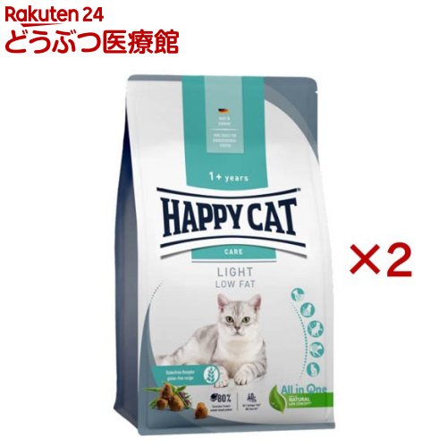乐天商城 - ハッピーキャット ケア ライト 低脂肪(4kg×2セット)