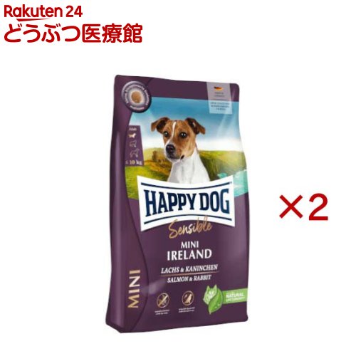ハッピードッグ ミニ センシブル 小型犬 ミニ アイルランド サーモン＆ラビット(800g×2セット)