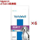 ベッツウェル 犬用食事療法食 消化器ケア 低脂肪(1kg×6セット)【ベッツウェル】