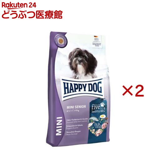 ハッピードッグ ミニ フィット＆バイタル 小型犬 ミニ シニア(4kg×2セット)