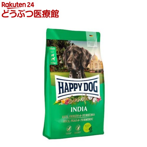 乐天商城 - ハッピードッグ センシブル インディア ベジタリアン(10kg)