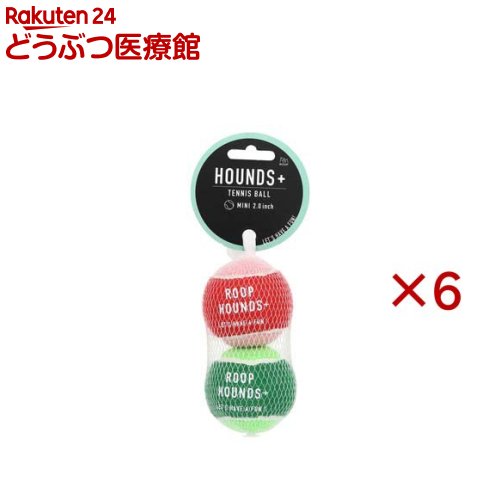 乐天商城 - ループハウンズ+ テニスボールmini(2個入×6セット)