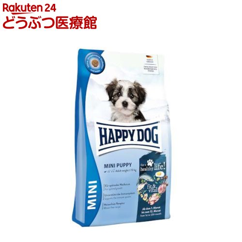 乐天商城 - ハッピードッグ ミニ フィット＆バイタル 小型犬 ミニ パピー(4kg)