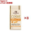 お店TOP＞ウェルネス コア ダイジェスティブヘルス 成猫用 骨抜きチキン＆米 (800g×8セット)【ウェルネス コア ダイジェスティブヘルス 成猫用 骨抜きチキン＆米の商品詳細】●消化に優れた厳選した原材料を使用し、消化性に設計された消化器の健康維持に配慮した製品【使用方法】・1日の給与量を1日1〜2回に分けて与えてください。・新鮮な水をいつでも飲めるようにご用意ください。【ウェルネス コア ダイジェスティブヘルス 成猫用 骨抜きチキン＆米の原材料】骨抜きチキン、チキンミール(グルコサミンおよびコンドロイチン硫酸源)、白米、大麦、オート麦、鶏脂、亜麻仁、トマトポマス、かぼちゃ、乾燥酵母、クランベリー、チキンエキス、サーモン油、りんご、ざくろ、チコリ根抽出物、加水分解酵母(マンナンオリゴ糖源)、パパイア、ブルーベリー、乾燥ケルプ、粗挽きシナモン、粗挽きフェンネル、粗挽きペパーミント、エンテロコッカス・フェシウム、バチルス・コアグランス、ラクトバチルス・デルブレッキイ、ストレプトコッカス・サーモフィルス、バチルス・リケニフォルミス、 バチルス・サブティリス、アスペルギルス・オリゼ(米麹菌)、トリコデルマ・リーゼイ、リゾプス・オリゼ、ラクトバチルス・アシドフィラス、ラクトバチルス・カゼイ、ユッカ抽出物、ビタミン類(コリン、E、ナイアシン、A、C、B1、パントテン酸、B6、B2、ビオチン、D3、B12、葉酸)、ミネラル類(塩化カリウム、塩化カルシウム、亜鉛タンパク化合物、硫酸亜鉛、炭酸カルシウム、鉄タンパク化合物、硫酸第一鉄、硫酸銅、銅タンパク化合物、マンガンタンパク化合物、硫酸マンガン、亜セレン酸ナトリウム、ヨウ素酸カルシウム)、アミノ酸類(タウリン)、酸化防止剤(ミックストコフェロール、ローズマリー抽出物、緑茶抽出物、スペアミント抽出物)【ブランド】ウェルネス【発売元、製造元、輸入元又は販売元】ウェルペット・ジャパン※説明文は単品の内容です。リニューアルに伴い、パッケージ・内容等予告なく変更する場合がございます。予めご了承ください。・単品JAN：76344152453・JAN：572968ウェルペット・ジャパン160-0023 東京都新宿区西新宿7-18-100120-211-291広告文責：楽天グループ株式会社電話：050-5306-1825