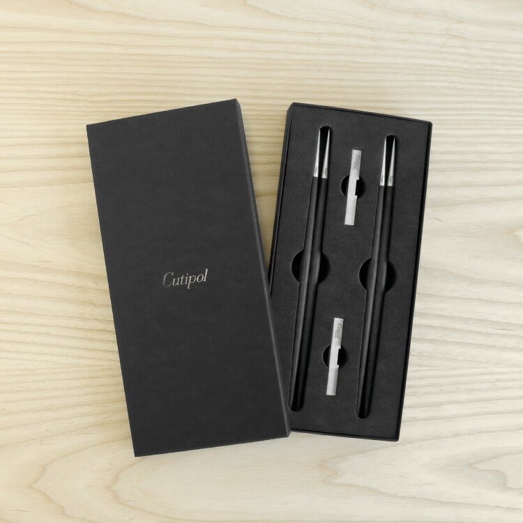 【箱のみ】クチポ—ル cutipol GiftBox 箸+箸置きペア ゴア GOA&クーベ KUBE(カトラリーは別売りです)