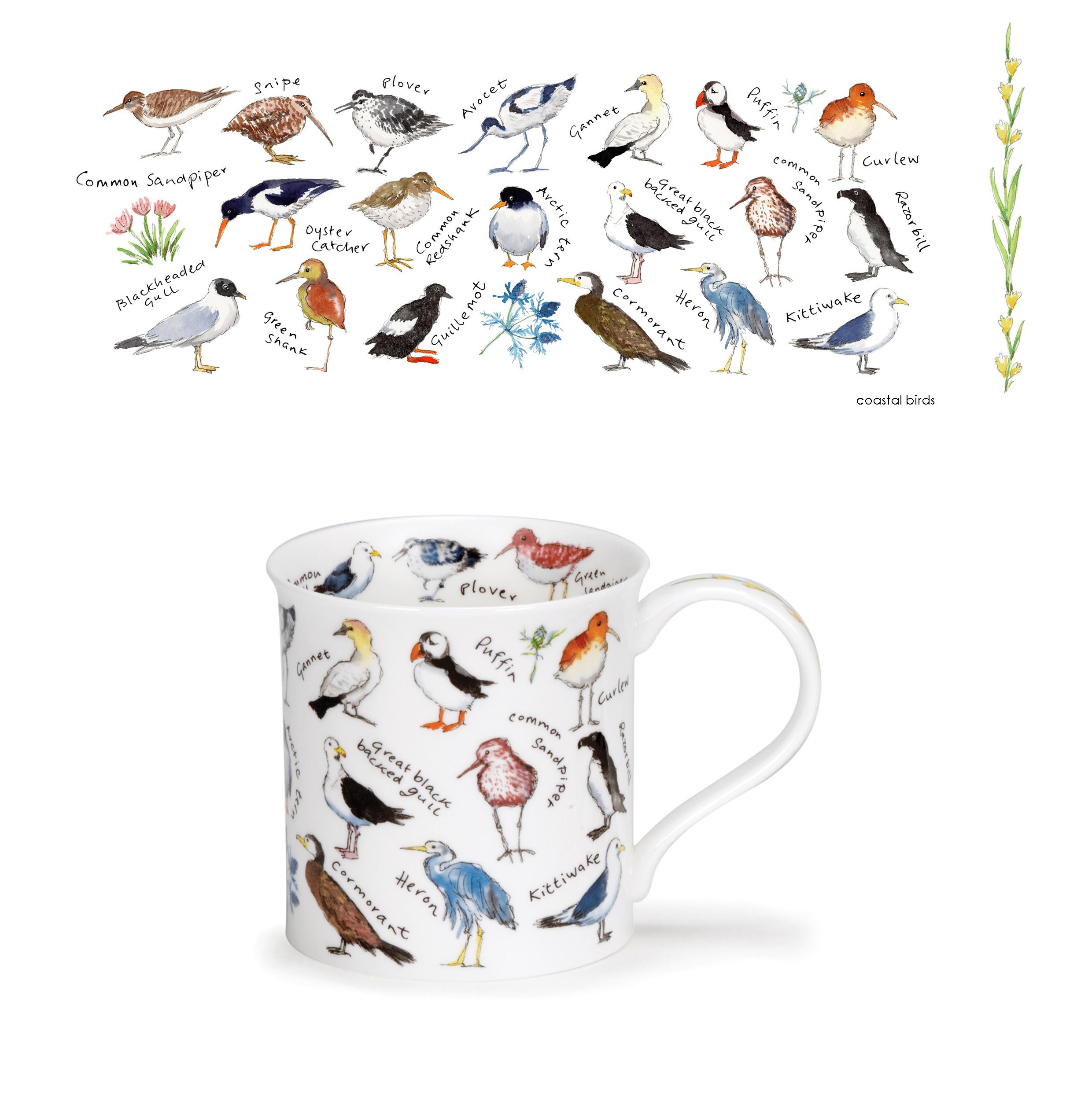 ダヌーン　マグ　カップ　Bute BIRDLIFE - COASTAL 300ml　DUNOON