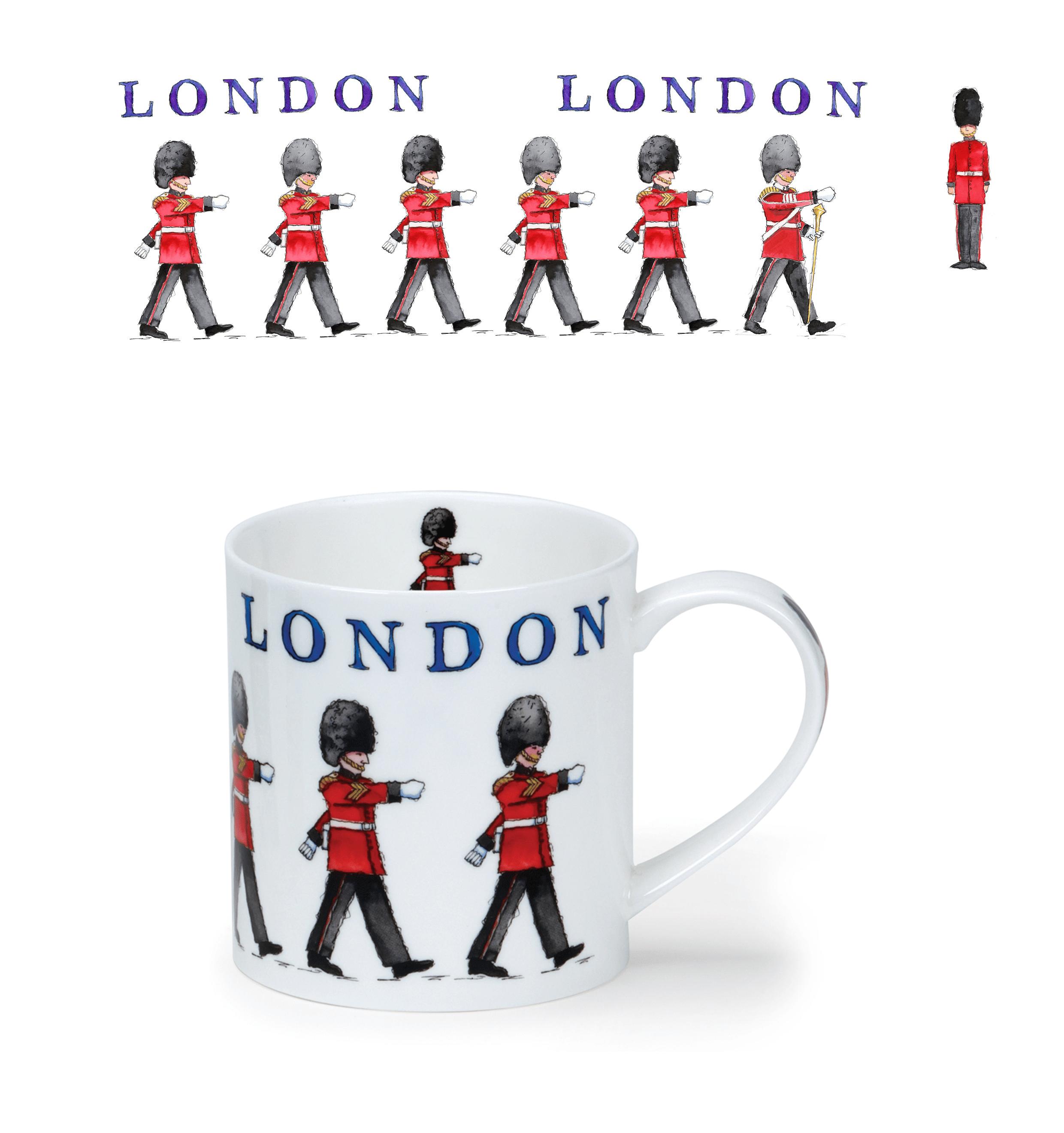 ダヌーン　マグ　カップ　Orkney LONDON ON PARADE 350ml ロンドン衛兵交代式　DUNOON